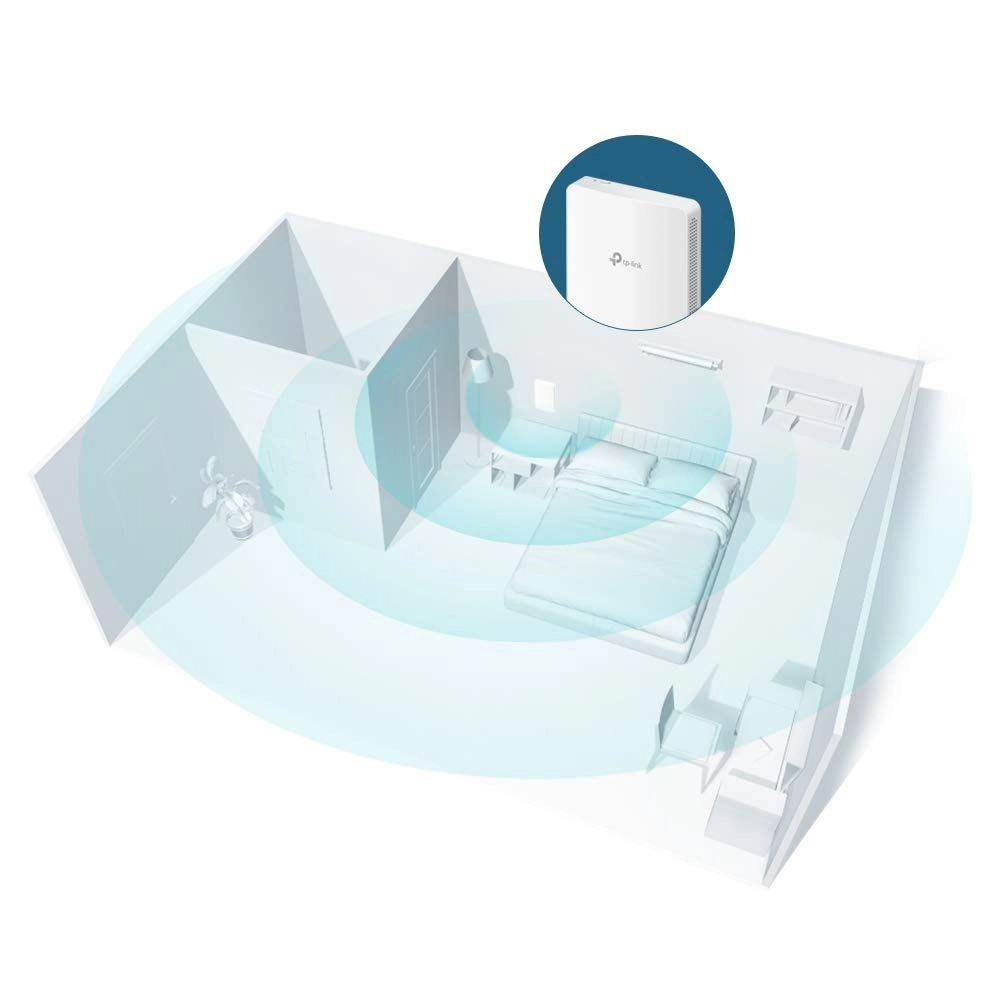 TP-Link Omada AC1200 Wireless MU-MIMO Gigabit Wall Plate Access Point (EAP235-Wall) view 4